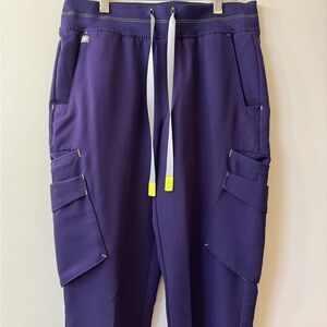 Figs Purple Jam Scrub Pants